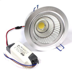 Downlight empotrable LED 15W 120mm blanco día COB15W orientable características