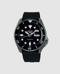 Seiko - Reloj De Hombre Serie 5 Sports SRPD65K2 Automático De Resina Negro características