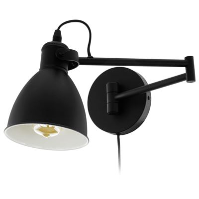 EGLO Lámpara LED de pared San Peri acero negro