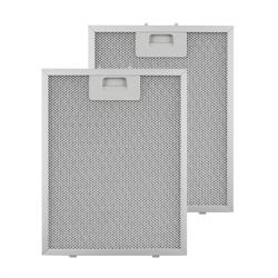 Klarstein filtro de aluminio 24,4 x 31,3 cm intercambiable reemplazo 2 unidades en oferta