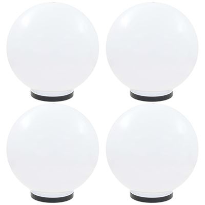 Lámparas de bola LED 4 unidades esféricas PMMA 40 cm - VIDAXL