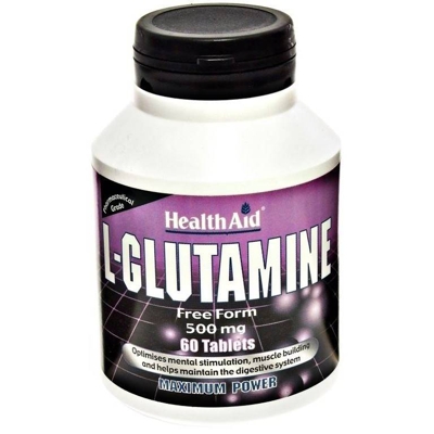 L-glutamina 500 mg 60 comprimor health aid