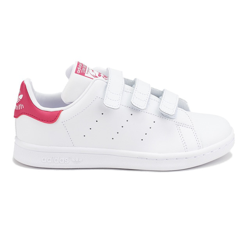 Adidas Originals - Zapatillas De Piel De Niña Stan Smith En Color Blanco Con Triple Velcro características