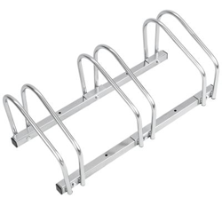 PrimeMatik - Soporte para aparcar bicicletas en suelo o pared Aparcamiento para 3 bicis en oferta