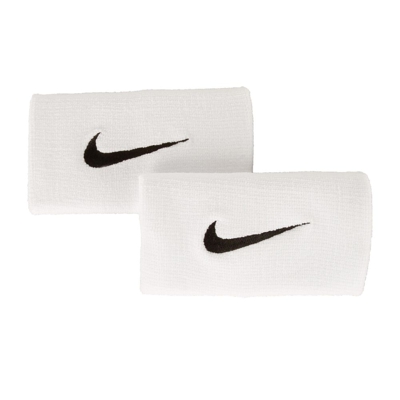 Nike Premier Doublewide Cinta Para Sudor Pack De 2 - Blanco, Negro