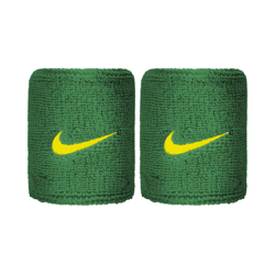 Nike Swoosh Cinta Para Sudor - Verde Oscuro, Dorado en oferta