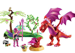 Dragon con bebe Playmobil 4008789091345 en oferta