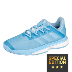 adidas Sole Match Bounce Clay Zapatilla Tierra Batida Edición Especial Mujeres - Azul Claro, Blanco precio