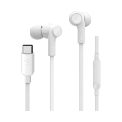 Belkin - Auriculares De Botón Rockstar Blanco Con Conector USB-C en oferta