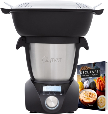 Robot de Cocina Inteligente CHEFBOT COMPACT Negro + VAPORERA