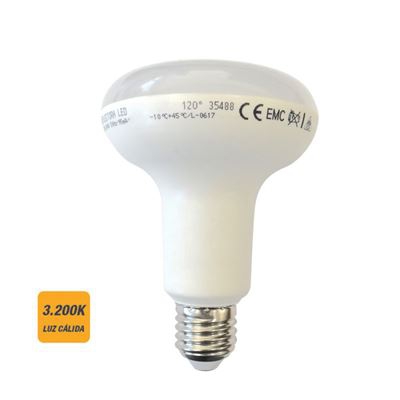 Bombilla reflectora LED 12W EDM CALIDA 3200K