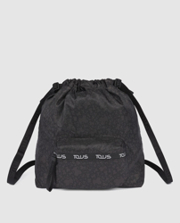 Tous - Mochila Plana De Mujer Kaos Mini Sport En Negro Con Estampado De Logos precio