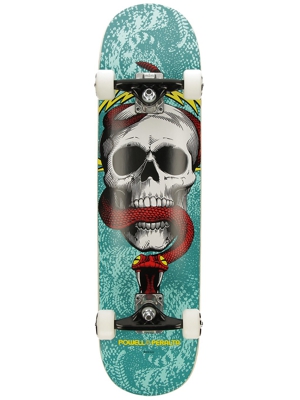 Powell Peralta Skull & Snake 7.75" Complete verde