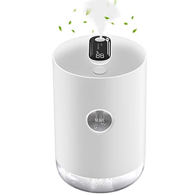 Gifort Humidificador Ultrasónico, Humidificador de Niebla de 1000 ml Difusor de USB, Humidificador de Interior ULtra Silencioso Funcionamiento Silenci