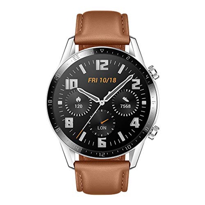 WATCH GT 2 reloj inteligente Acero inoxidable AMOLED 3,53 cm (1.39") GPS (satélite), SmartWatch