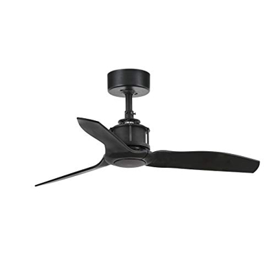 FARO BARCELONA 33424 - Just Fan Ventilador de Techo Negro Mate con Motor DC 81cm