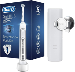 Genius 80326236 cepillo eléctrico para dientes Adulto Cepillo dental oscilante Plata, Blanco, Cepillo de dientes eléctrico características