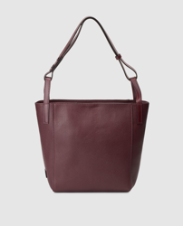 Gianni Chiarini - Bolso De Hombro De Piel En Burdeos Con Cremallera precio