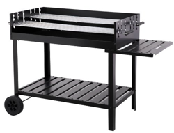 Tepro Atlanta Parrilla Carro Carbón Vegetal Negro - Barbacoa (Parrilla, Carbón Vegetal, Carro, Plancha, Negro, Rectangular) en oferta