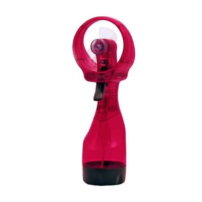 Ventilador Mano con Pulverización de Agua Rojo