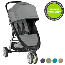 Baby Jogger City Mini 2 - Silla de paseo con 3 ruedas (sistema de plegado rápido con una sola mano), color gris en oferta