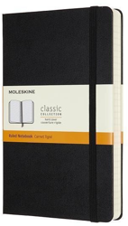 Moleskine Hardcover Lined 400 pages black precio