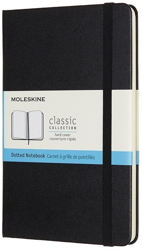 Moleskine Classic Notebook Hardcover Medium Dotted 208 pages black en oferta