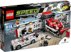 LEGO Speed Champions - Porsche 919 Hybrid & 917 K Pit Lane (75876) características