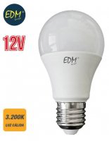 Bombilla standard LED 12v 10w E27 3.200k 810 lumens luz calida EDM características