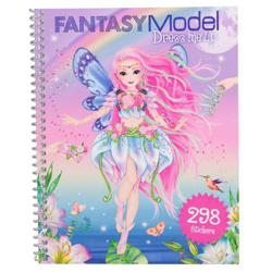 Top Model - Cuaderno de Pegatinas Dress Me Up Fantasy Model en oferta