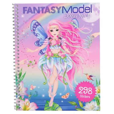 Top Model - Cuaderno de Pegatinas Dress Me Up Fantasy Model