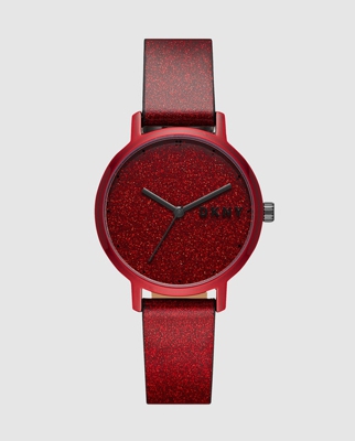 DKNY - Reloj De Mujer The Modernist NY2860 De Poliuretano Rojo
