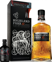 Highland Park 12 jahre Gschenkset mit Miniatur Dragon Legend 0,75l 41,5% en oferta