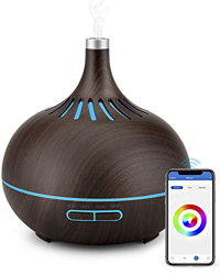 Brilex Humidificador 400ml Ultrasónico Inalámbrico Smart WiFi, Aplicación de Control Funciona con Alexa y Google Home, para Difusor de Aceites Esencia características