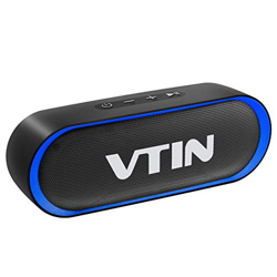 VTIN R4 Altavoz Bluetooth Portatil, 12W Altavoz Portatil Bluetooth, 24H de Reproducción, Altavoz Exterior con Micrófono, AUX/TF, para Móvil, Tabletas, precio