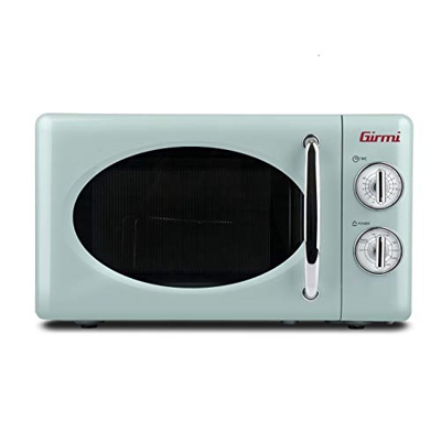 Girmi FM21 - Horno de microondas con diseño vintage, 20 litros, 700 + 800 W