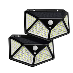 Luz Solar Exterior LED Flux's, sensor de movimiento (PACK de 2) características