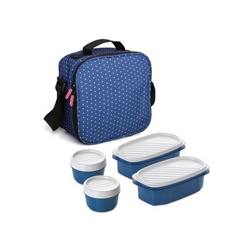 KIT URBAN FOOD CASUAL SRP 3 DOTS AZUL - PLASTICOS TATAY precio