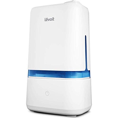 LEVOIT Humidificador Ultrasónico de Niebla Fría de 4L para Bebés (sin BPA), Difusor de Aroma, Funcionamiento Silencioso, Apagado Automático, con 3 Niv