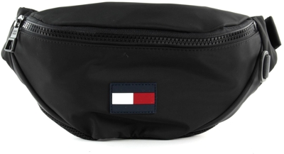 Tommy Hilfiger - Riñonera De Hombre En Negro Con Cremallera