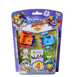 Superzings- Serie 5 - Blister AeroWagon con 4 figuras SuperZings (1 plateada) + 2 Aerowagons precio