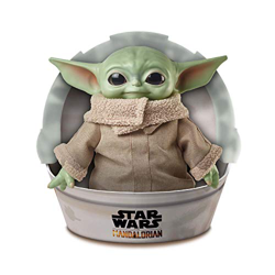 Star Wars Baby Yoda de la serie The Mandalorian, peluche de 28 cm (Mattel GWD85) características