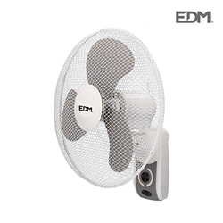 Ventilador de pared 45W 40cm 3 velocidades con mando a distancia EDM 33916 precio