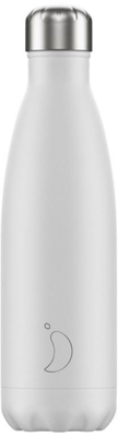 Chilly's Water Bottle (0.5L) Monochrome White