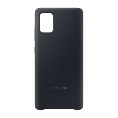 Samsung - Funda Negra De Silicona Para Galaxy A51