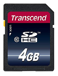 Transcend 4GB, Class 10 10MB/s - SDHC Card - TS4GSDHC10 características