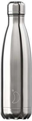 Chilly's Water Bottle (0.5L) Chrome Silver