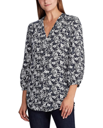 Lauren Ralph Lauren - Blusa De Mujer Con Estampado De Flores Con Manga Larga precio