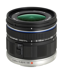 Objetivo Olympus M.Zuiko 9-18 mm en oferta