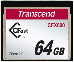 Transcend 64GB CFX600 CFast 2.0 Memoria Flash SATA MLC - Tarjeta de Memoria (64 GB, SATA, MLC, 512 MB/s, Negro) precio